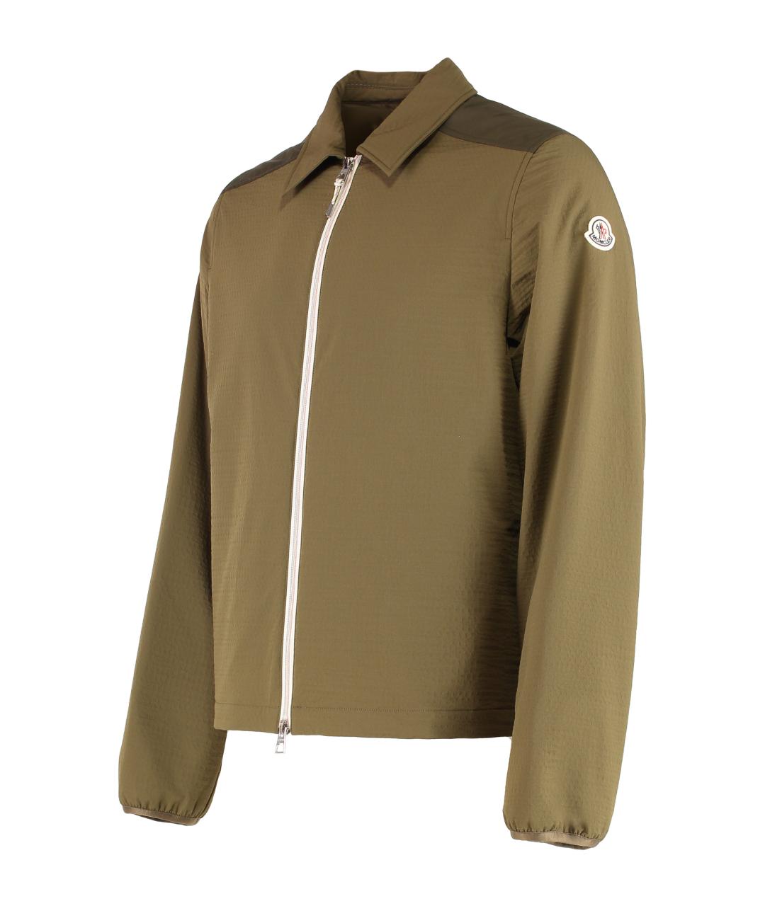MONCLER Зеленая классическая рубашка, фото 3