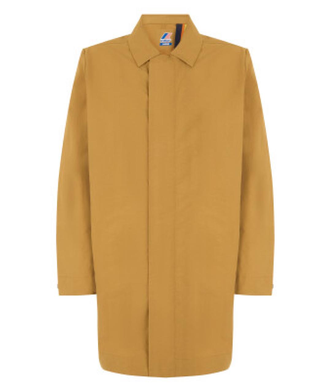 K-WAY Горчичное хлопковое пальто, фото 3
