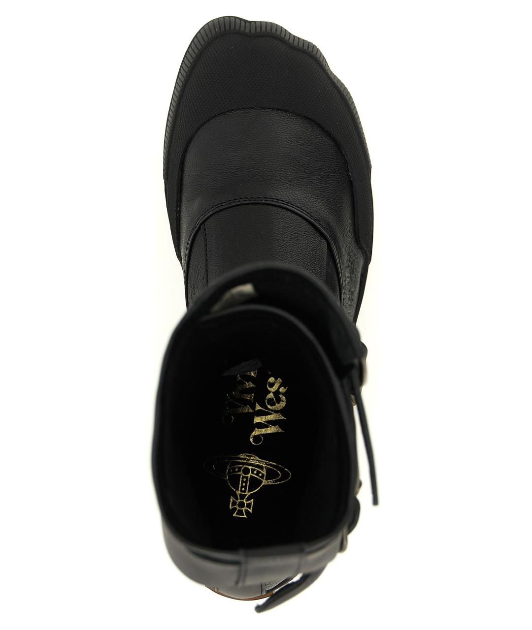 VIVIENNE WESTWOOD Черные ботинки из искусственной кожи, фото 4