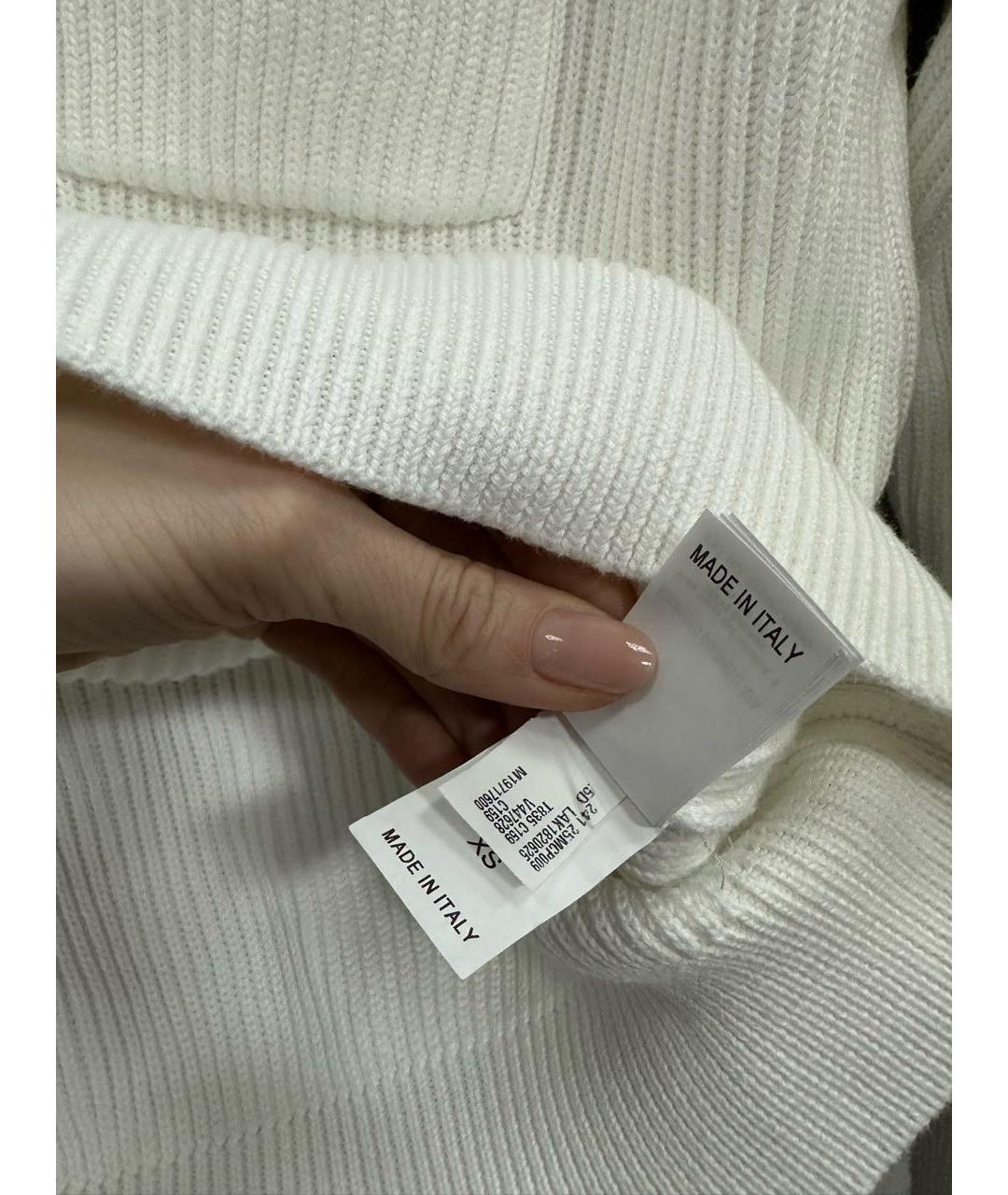 BRUNELLO CUCINELLI Белый замшевый джемпер / свитер, фото 6