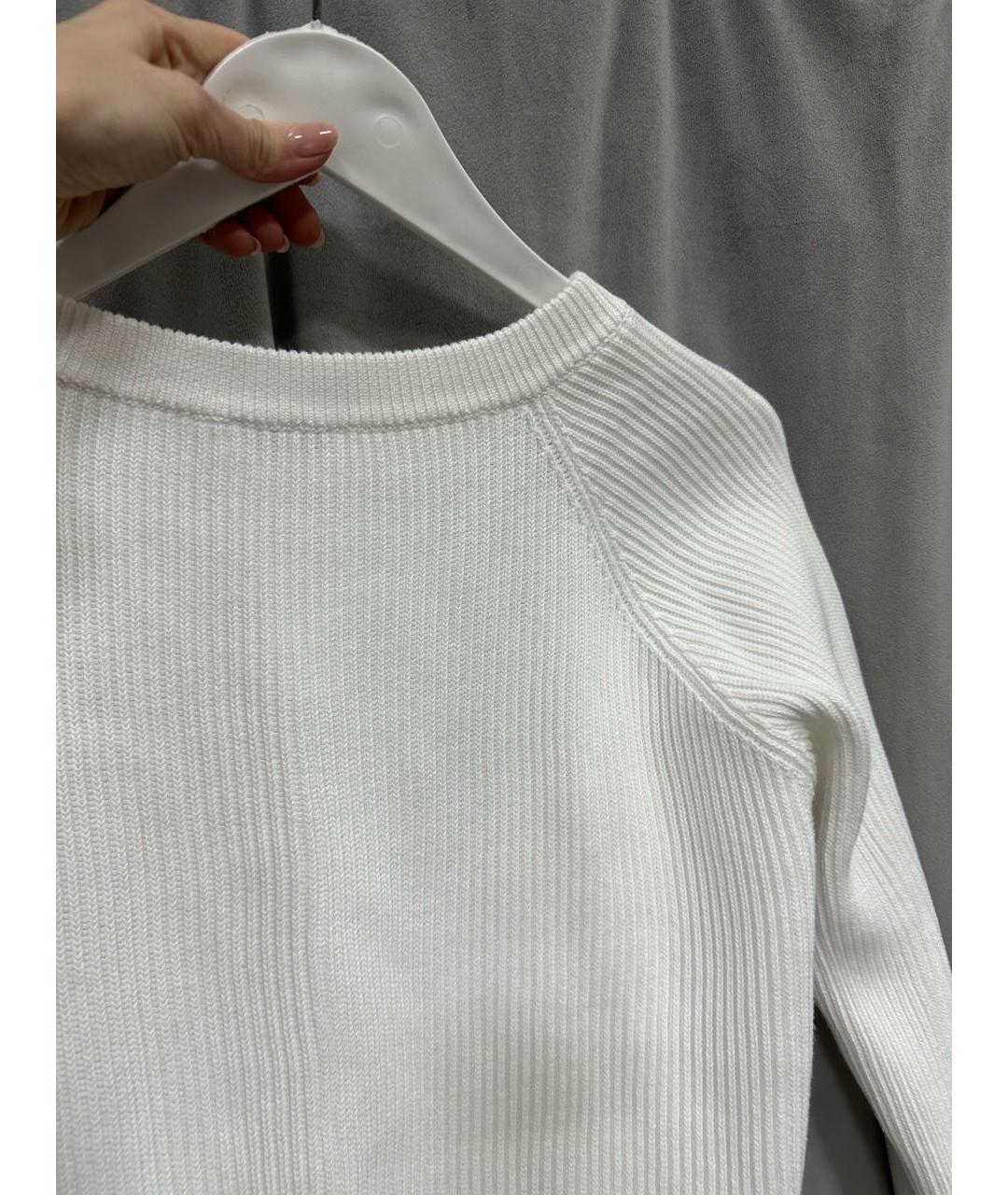 BRUNELLO CUCINELLI Белый замшевый джемпер / свитер, фото 7