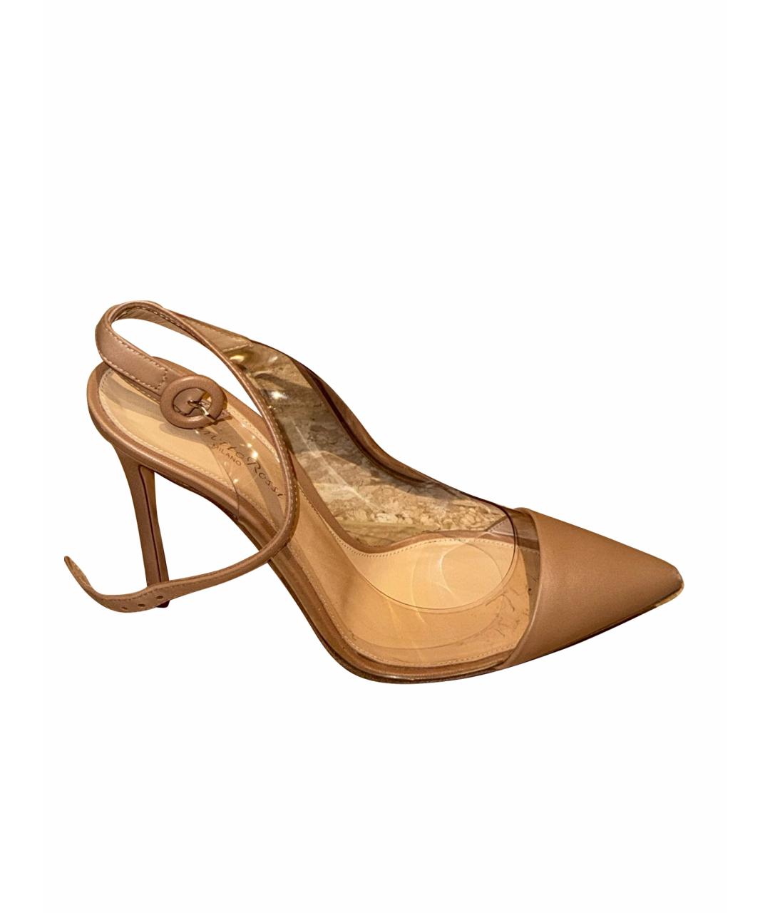 GIANVITO ROSSI Бежевые туфли, фото 1