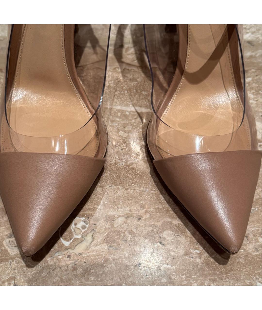 GIANVITO ROSSI Бежевые туфли, фото 6