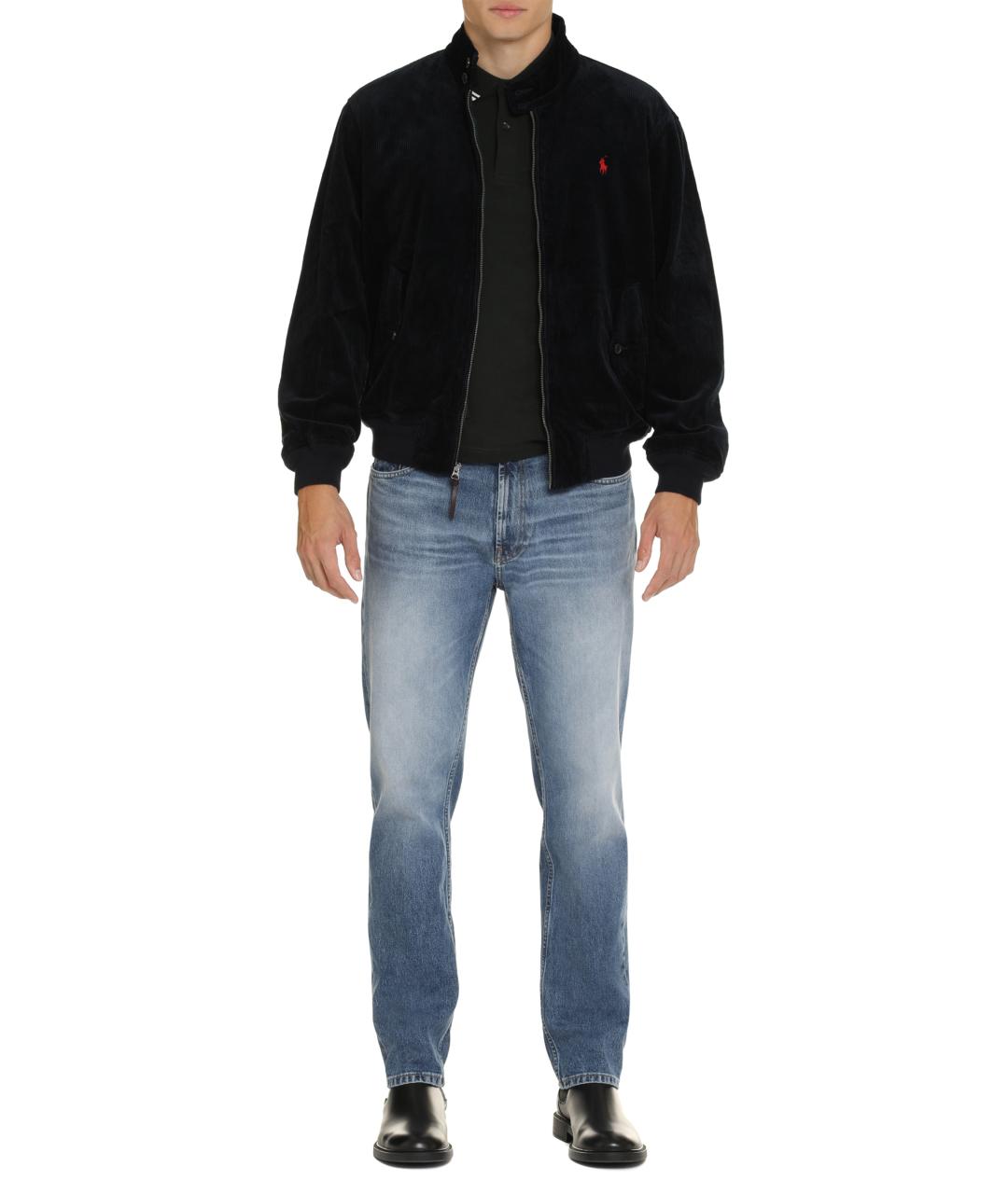 DONDUP Синие хлопковые прямые джинсы, фото 3