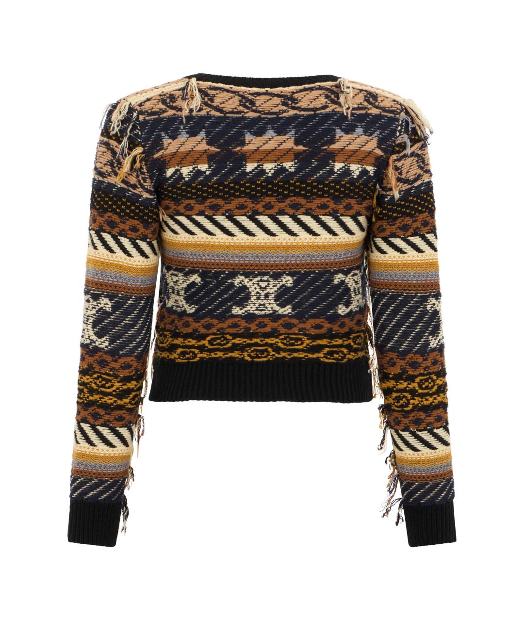 CELINE Мульти кашемировый джемпер / свитер, фото 2