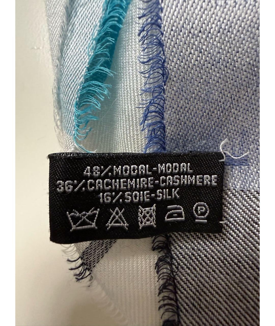 CHANEL Мульти кашемировый шарф, фото 7