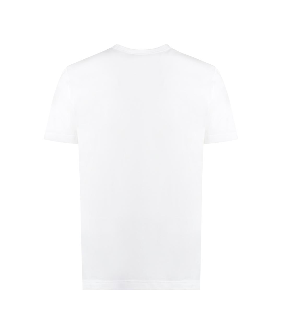 DOLCE&GABBANA Белая хлопковая футболка, фото 2