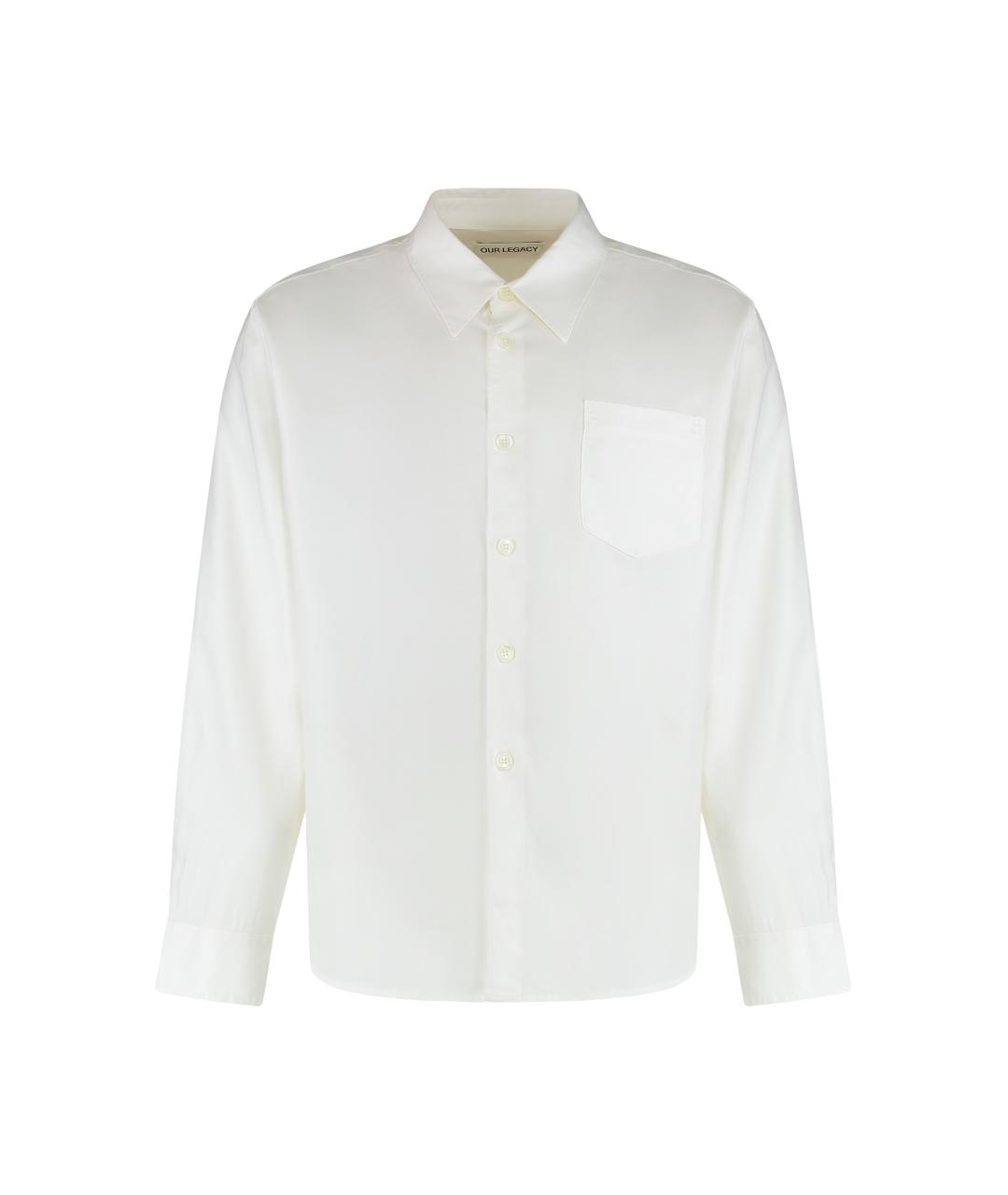 OUR LEGACY Белая классическая рубашка, фото 1