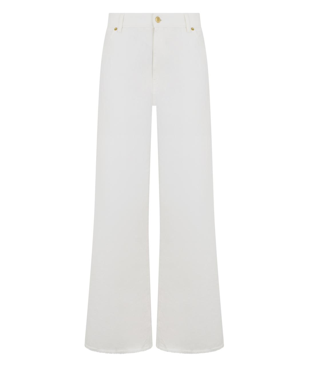DARKPARK Белые хлопковые джинсы клеш, фото 1