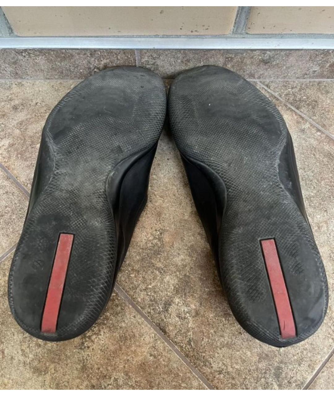 PRADA Черные кожаные лоферы, фото 7