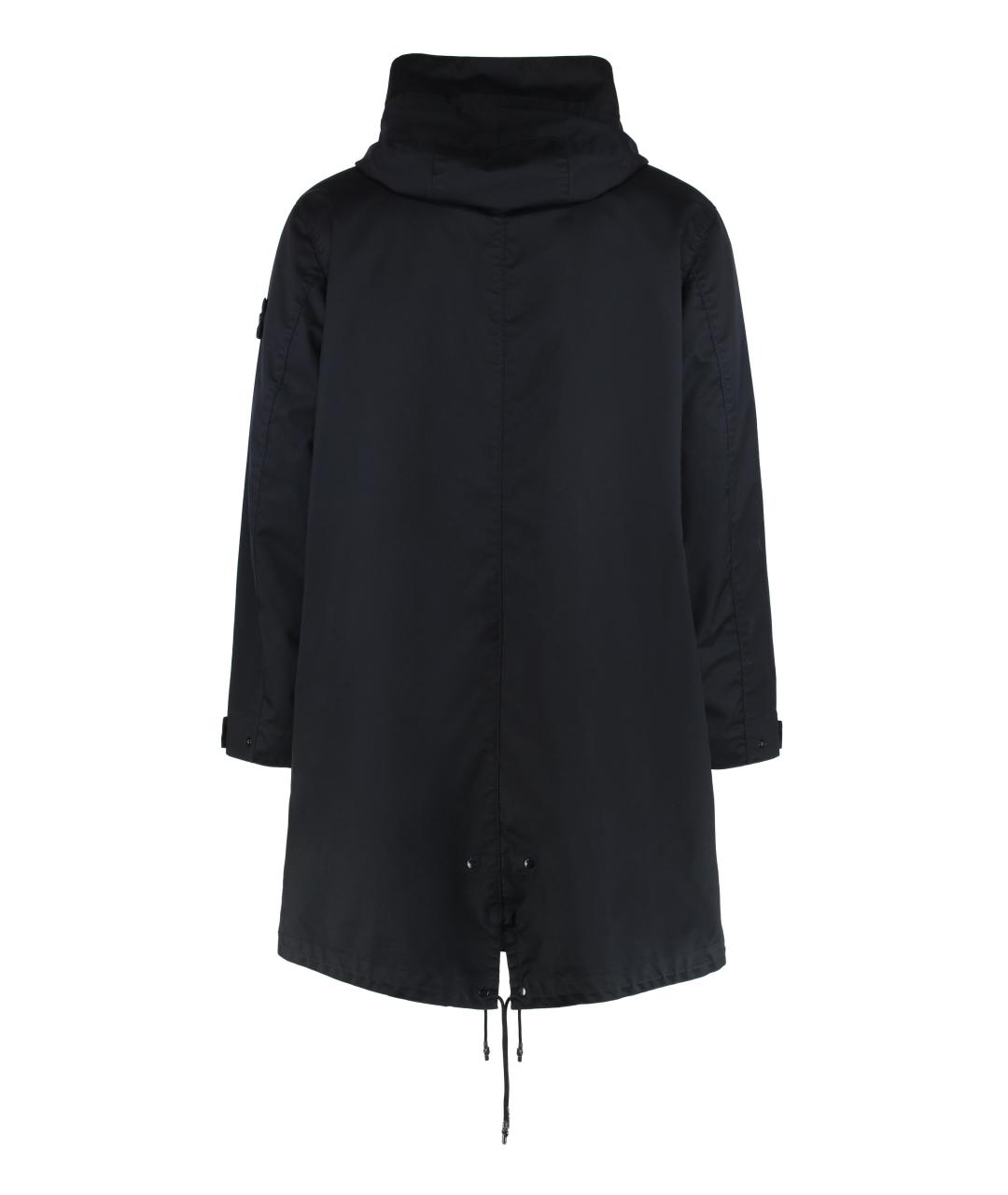 STONE ISLAND Синяя шерстяная парка, фото 2