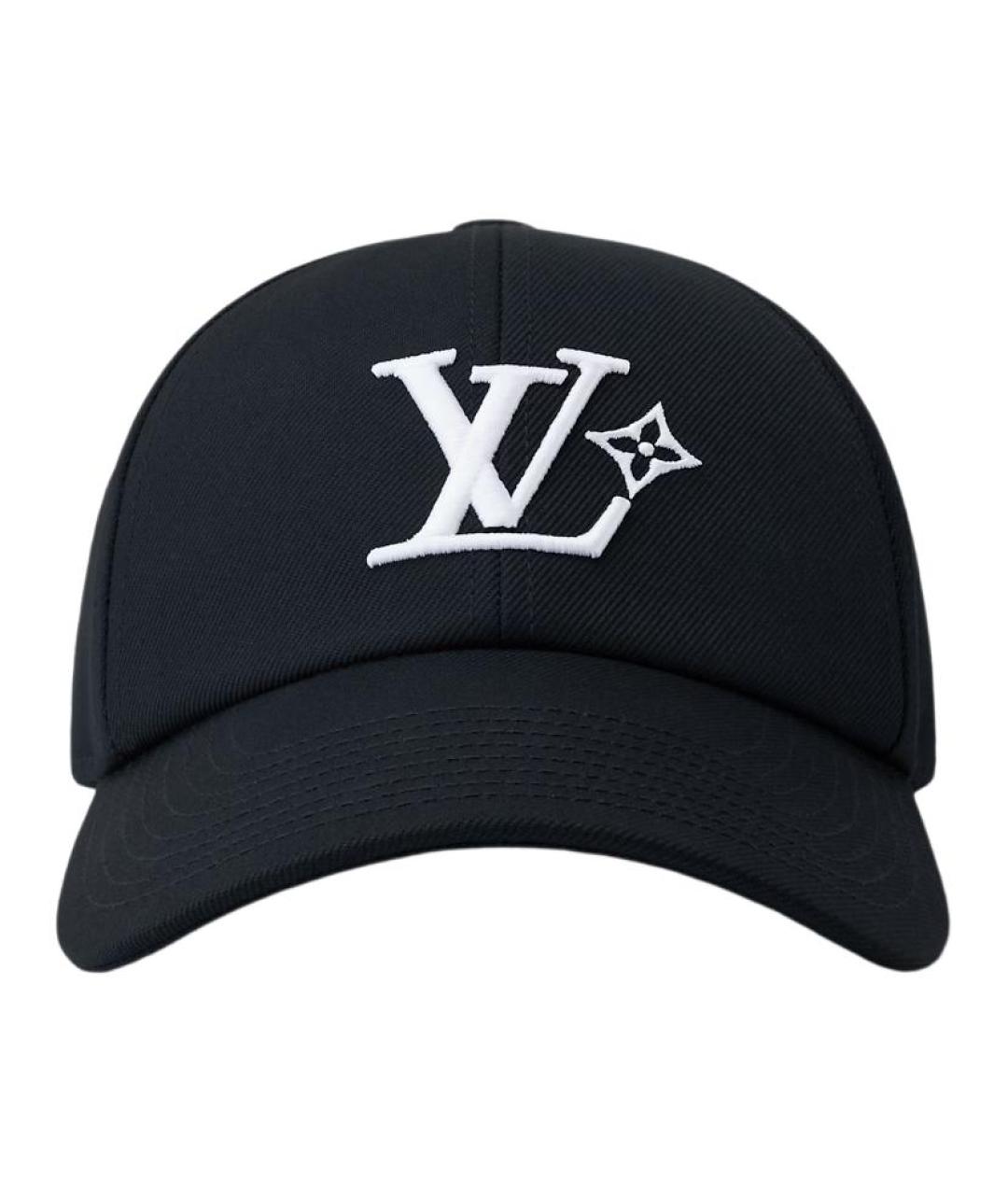 LOUIS VUITTON Черная хлопковая кепка/бейсболка, фото 2