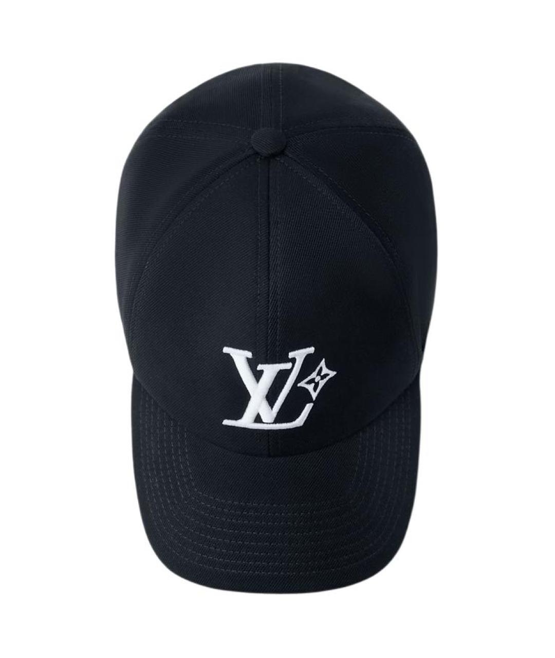 LOUIS VUITTON Черная хлопковая кепка/бейсболка, фото 4