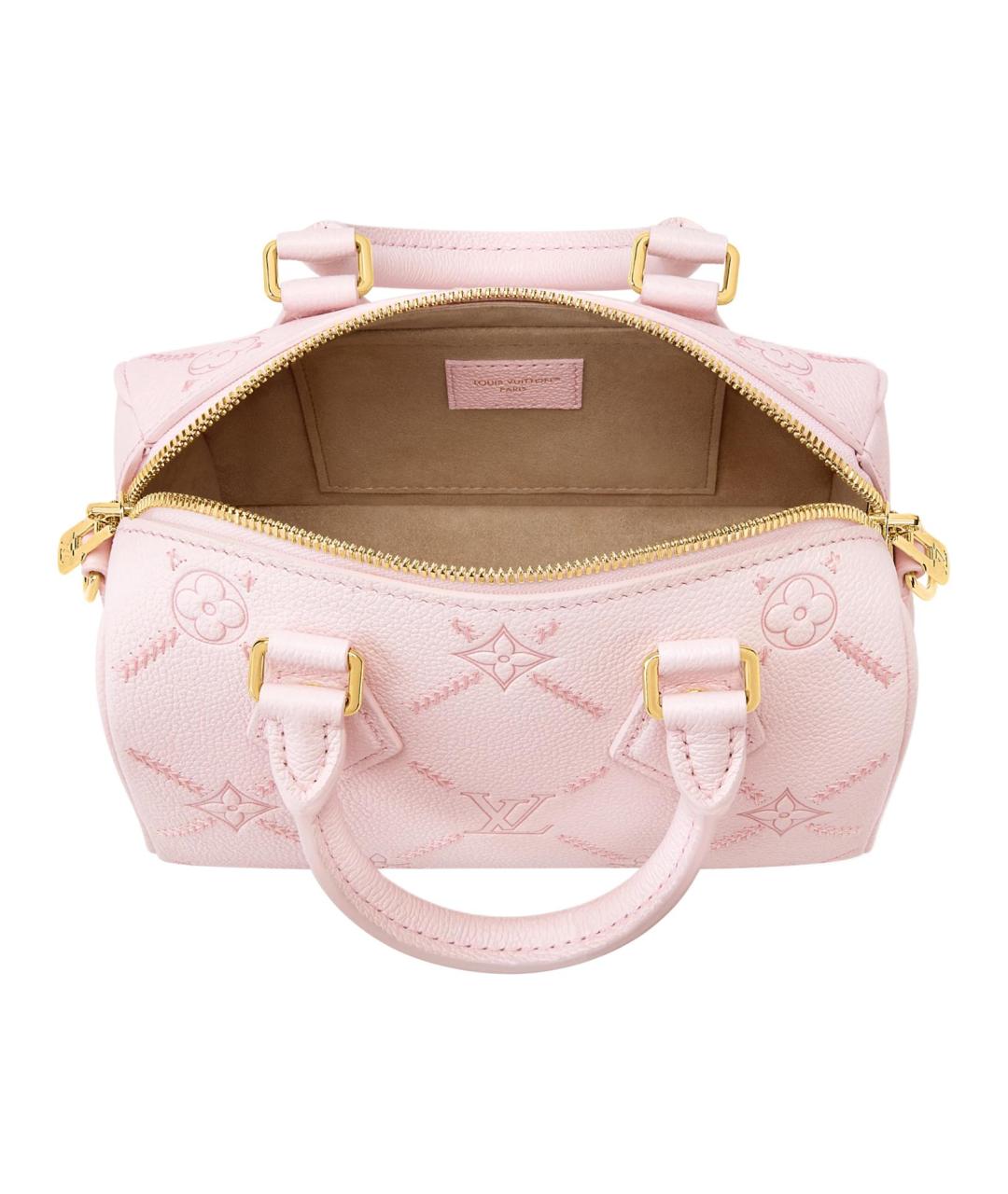 LOUIS VUITTON Розовая кожаная сумка через плечо, фото 2