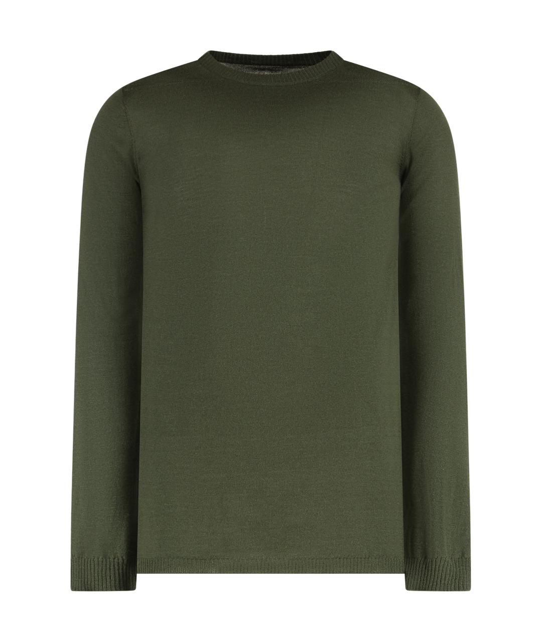 RICK OWENS Зеленый шерстяной джемпер / свитер, фото 1