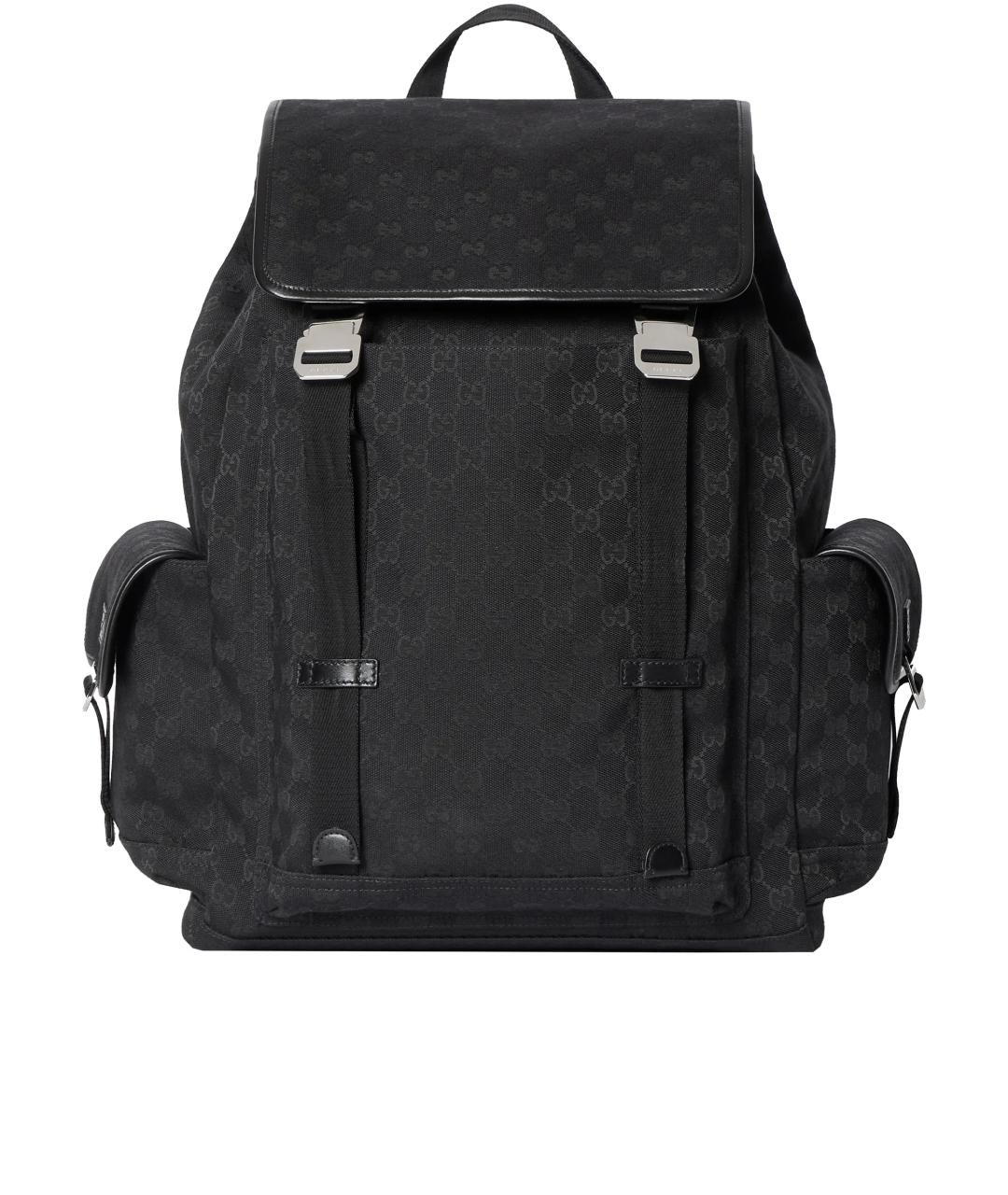 GUCCI Черный синтетический рюкзак, фото 1
