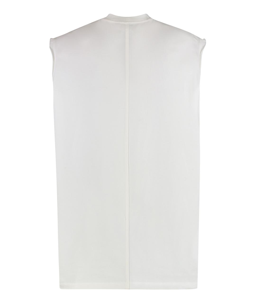 RICK OWENS Белая хлопковая майка, фото 2