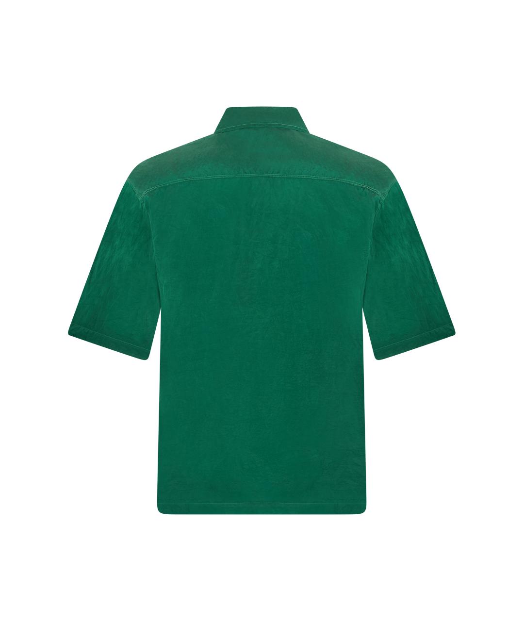 STONE ISLAND Зеленая кэжуал рубашка, фото 2