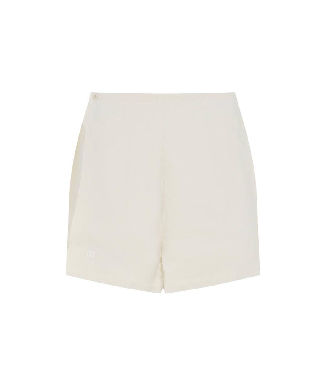 THE PANGAIA Белые льняные шорты, фото 1