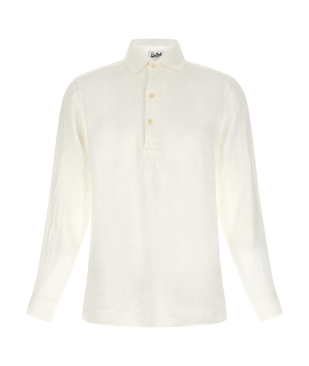 MC2 SAINT BARTH Белое поло с длинным рукавом, фото 1