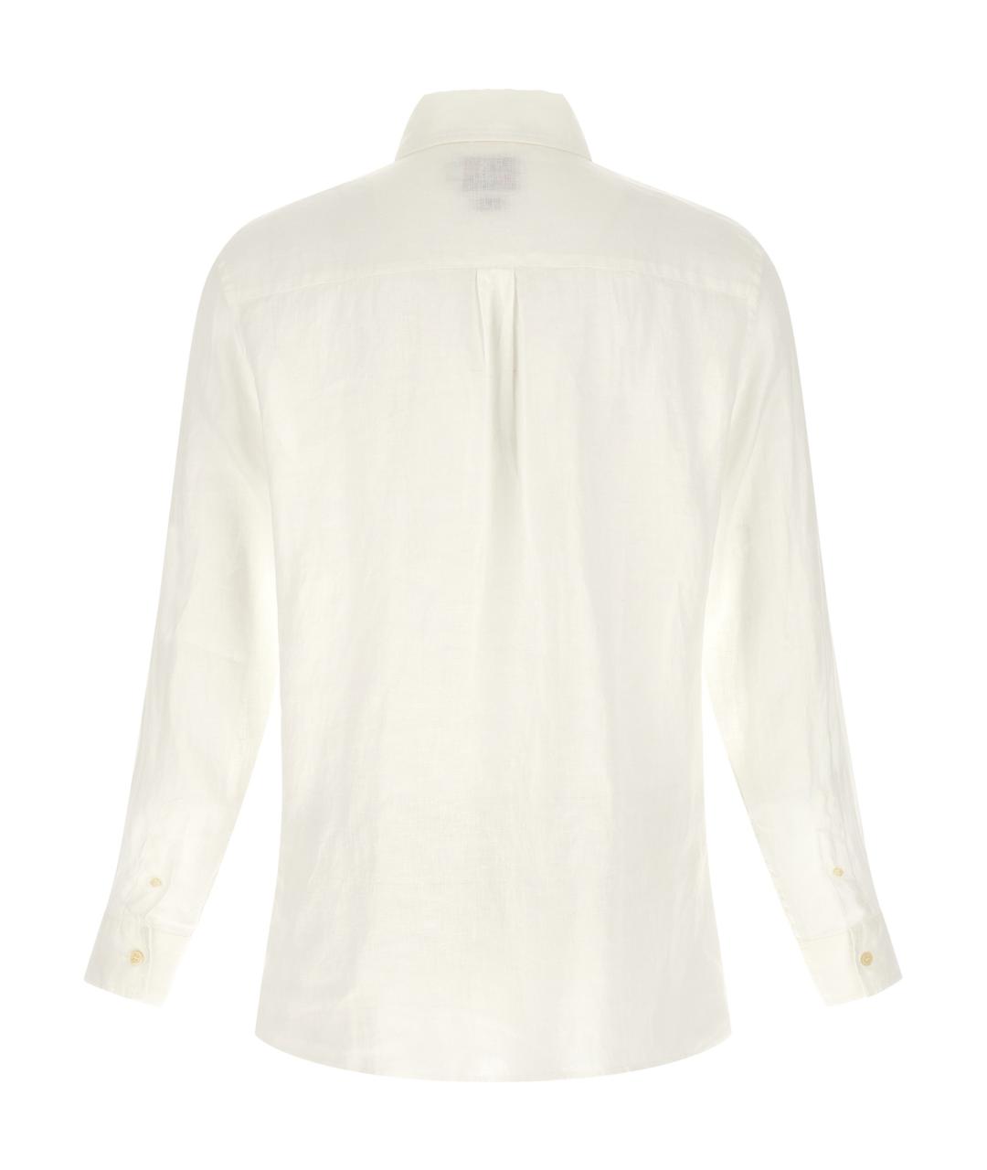 MC2 SAINT BARTH Белое поло с длинным рукавом, фото 2