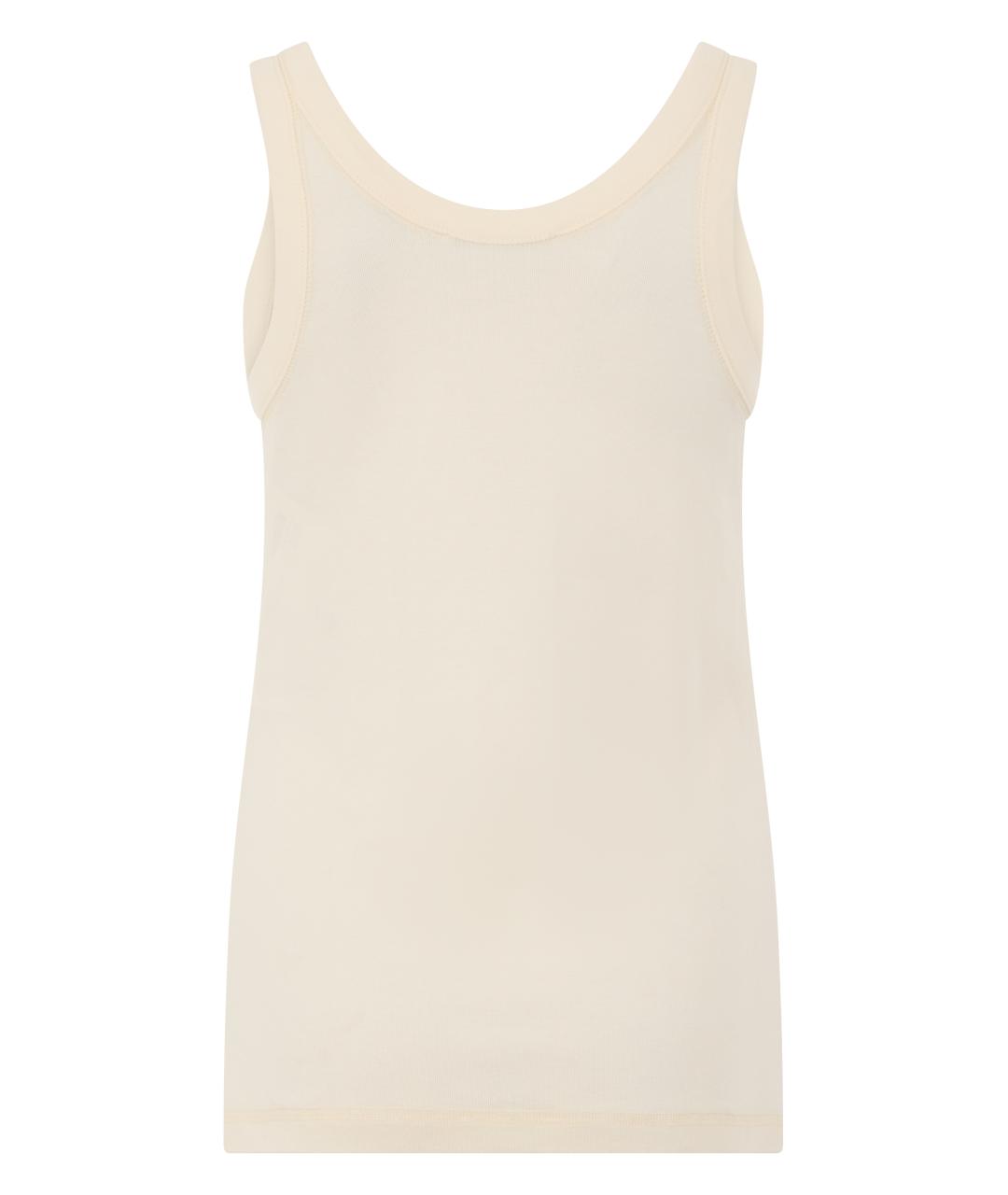 LEMAIRE Бежевая хлопковая майка, фото 2