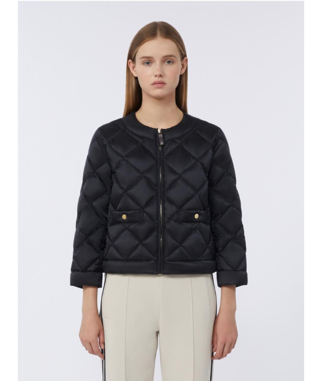 'S MAX MARA Черная полиамидовая куртка, фото 3