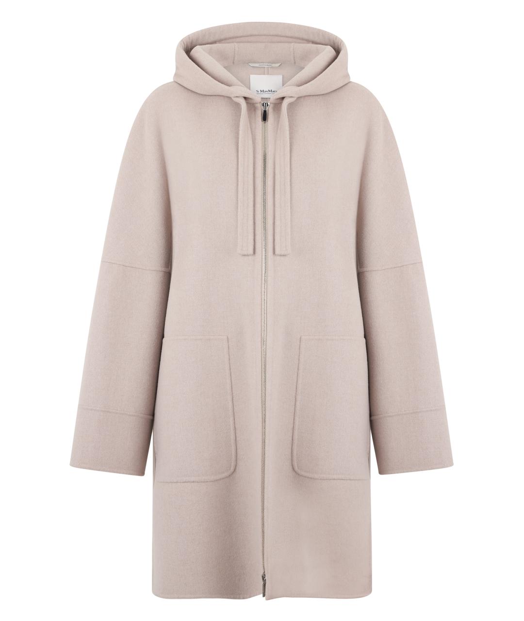 'S MAX MARA Бежевое шерстяное пальто, фото 1