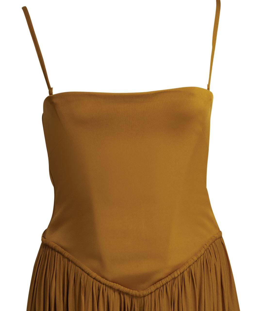 ZIMMERMANN Коричневый вискозный комбинезон, фото 3