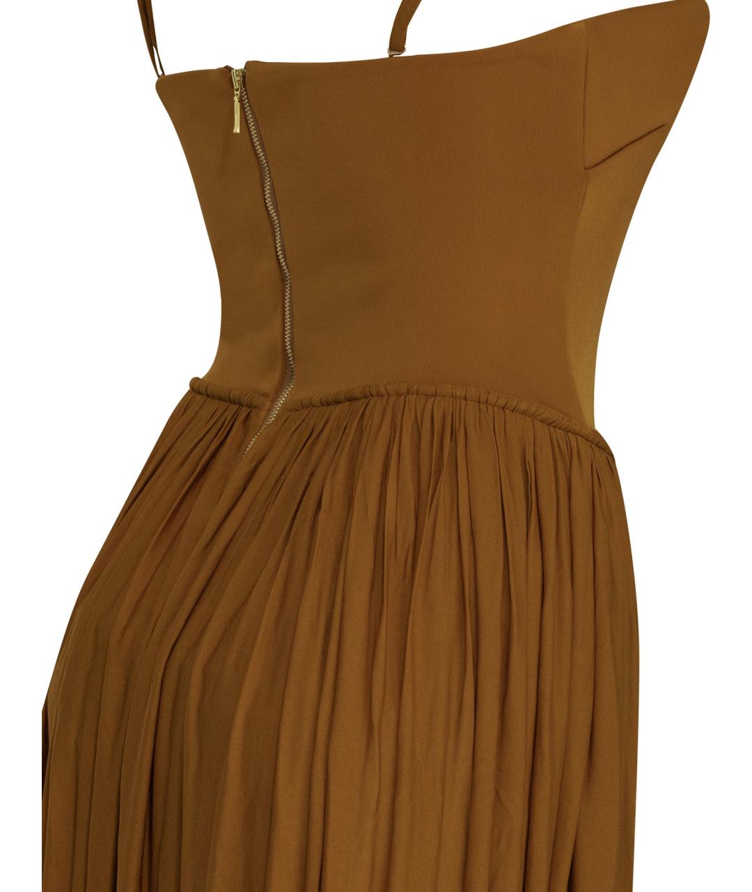 ZIMMERMANN Коричневый вискозный комбинезон, фото 4