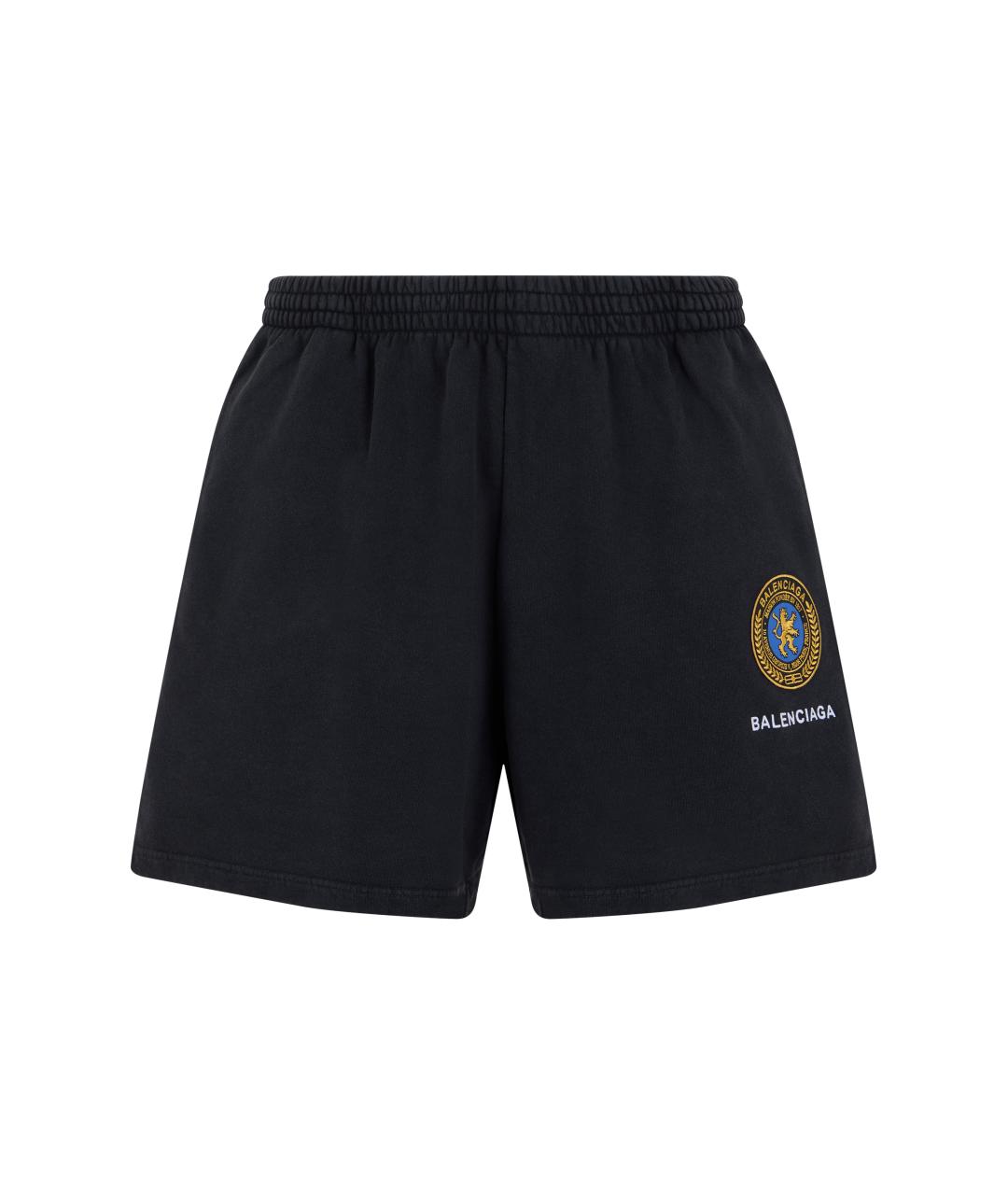 BALENCIAGA Черные хлопковые шорты, фото 1