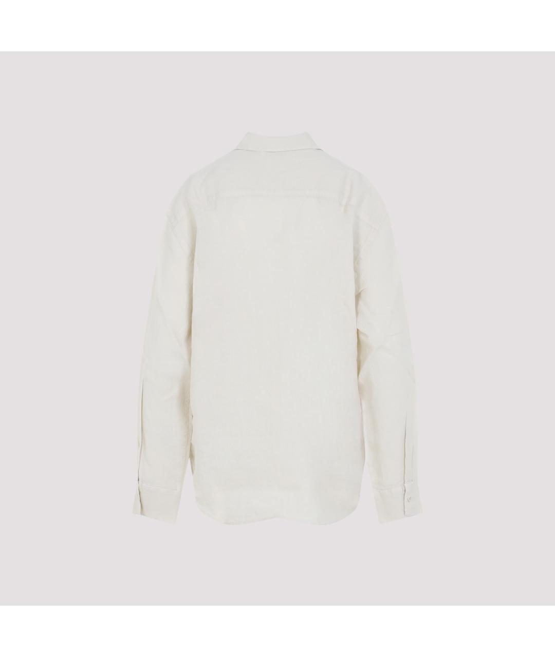 THE PANGAIA Белая льняная рубашка, фото 2