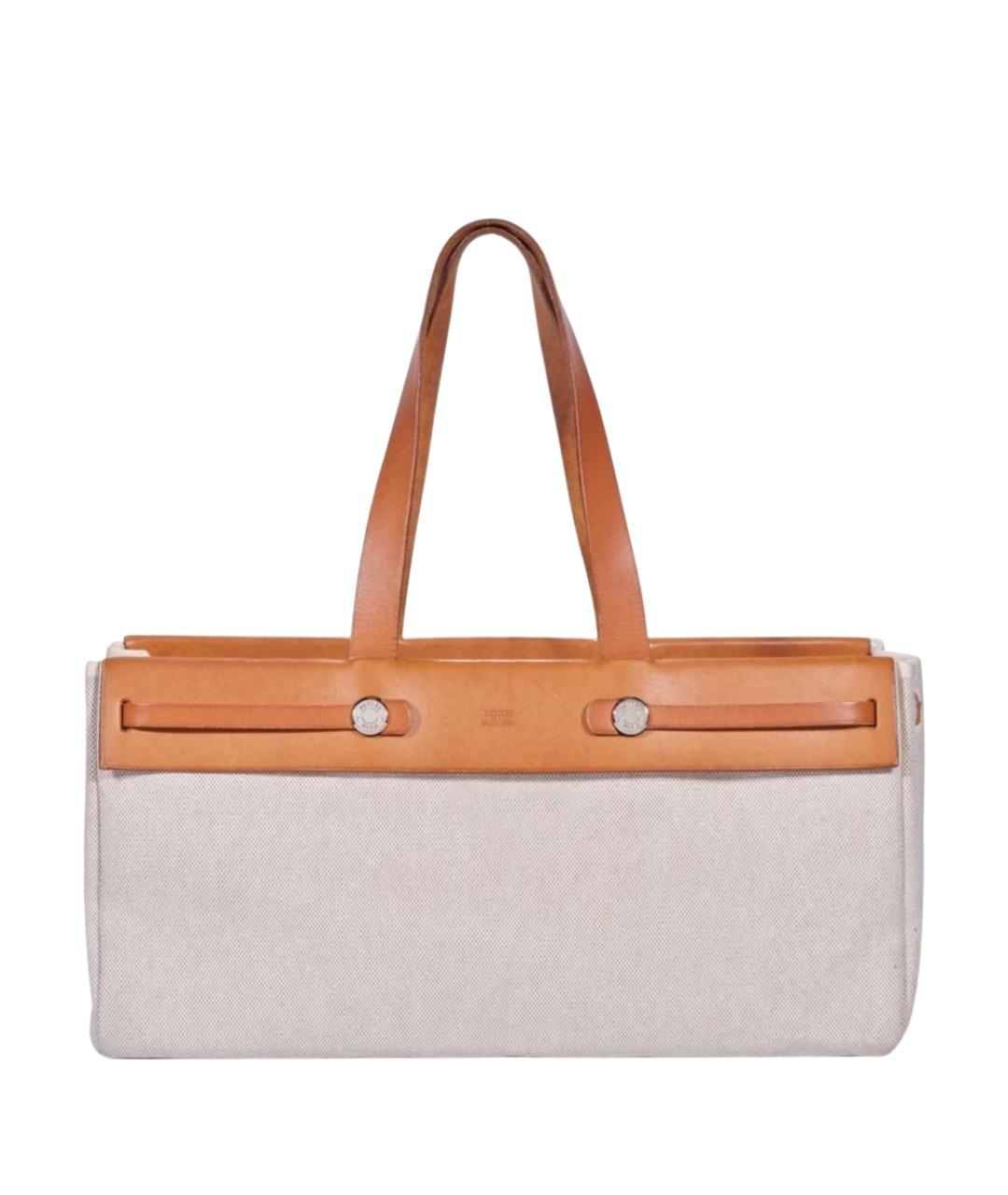 HERMES Оранжевая сумка с короткими ручками, фото 1