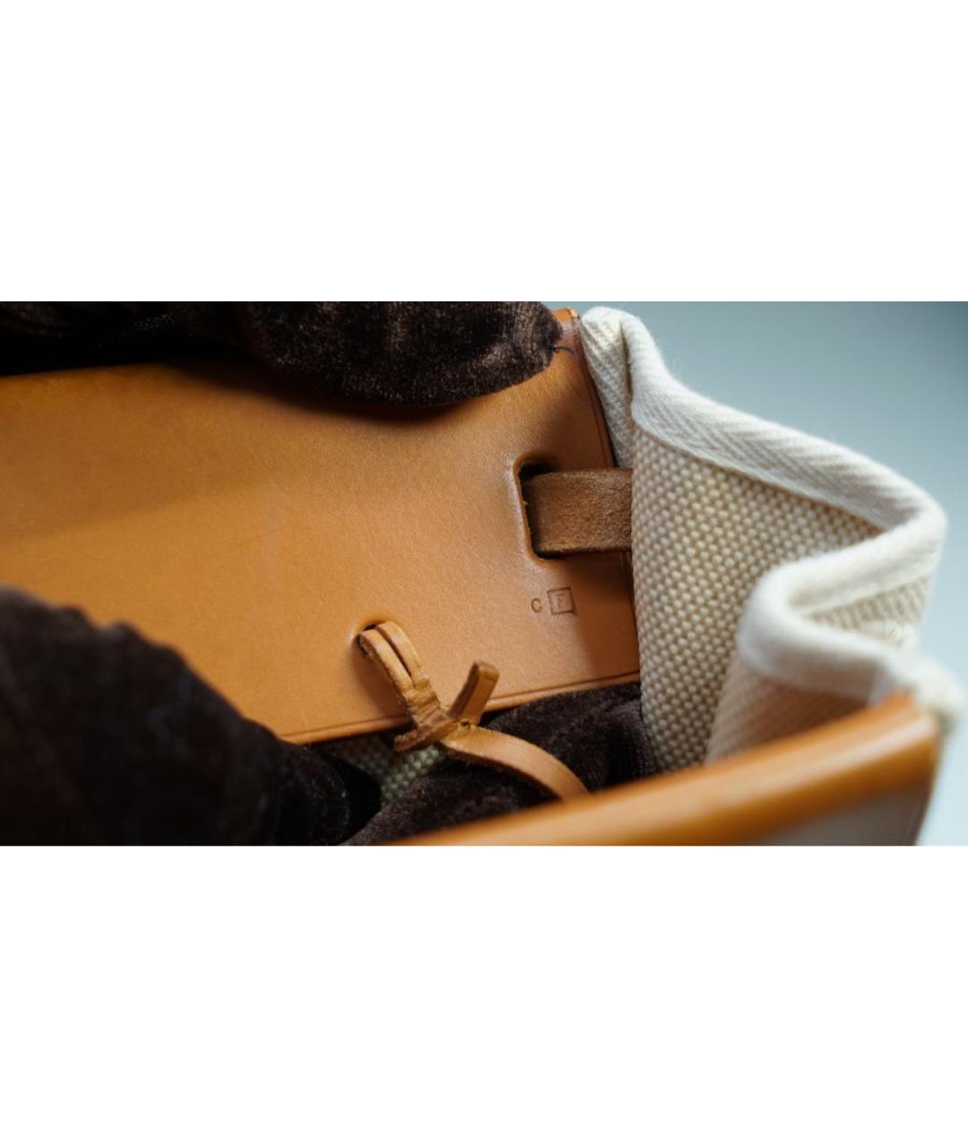 HERMES Оранжевая сумка с короткими ручками, фото 7