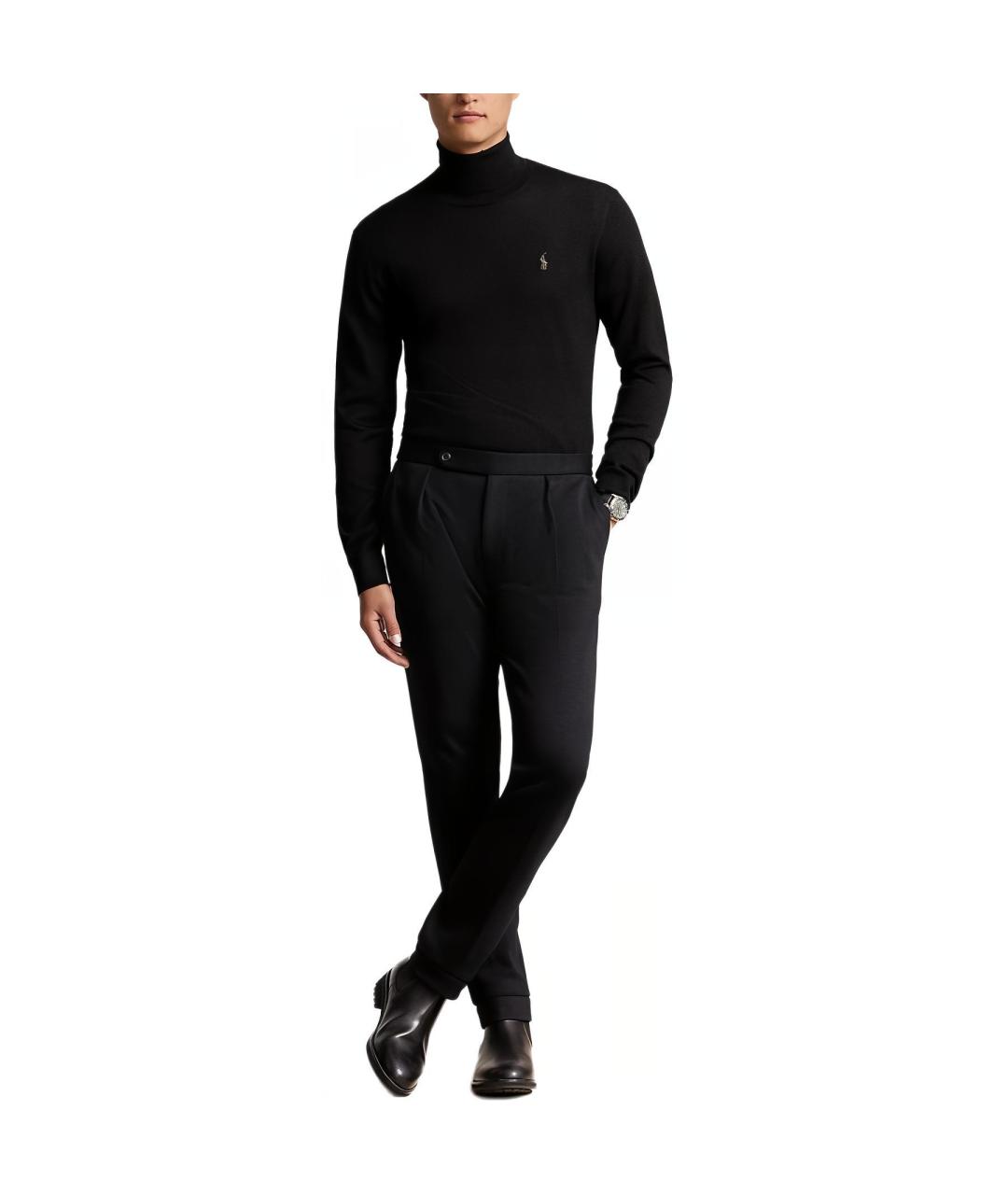 POLO RALPH LAUREN Черный джемпер / свитер, фото 2