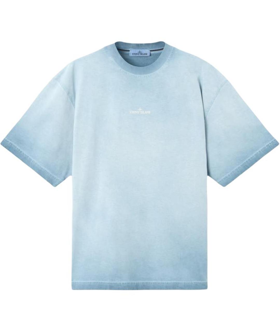 STONE ISLAND Голубая футболка, фото 1