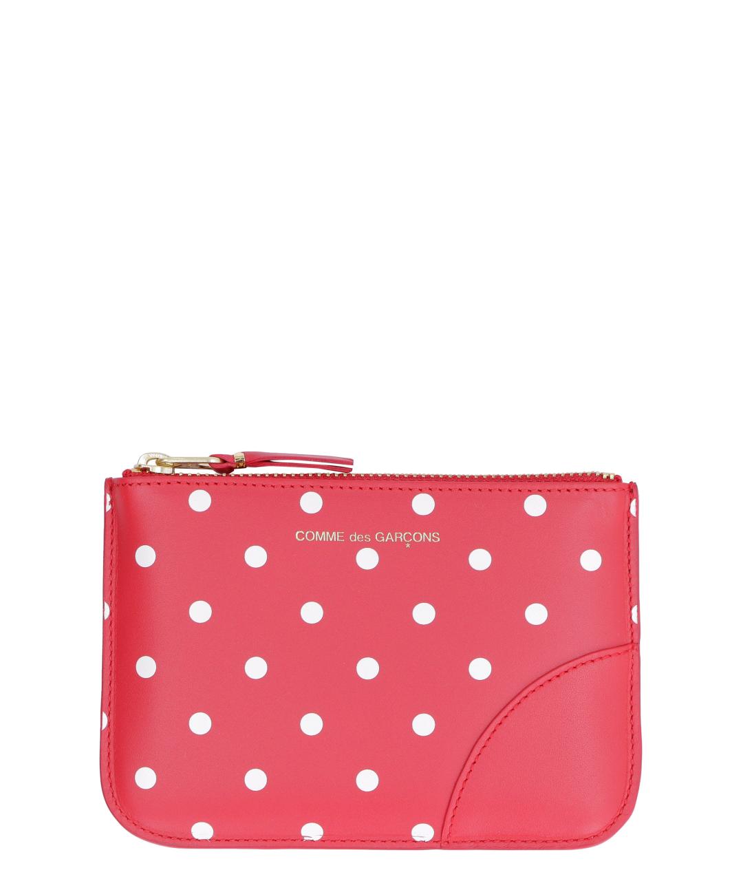 COMME DES GARÇONS WALLET Красный кожаный кошелек, фото 1