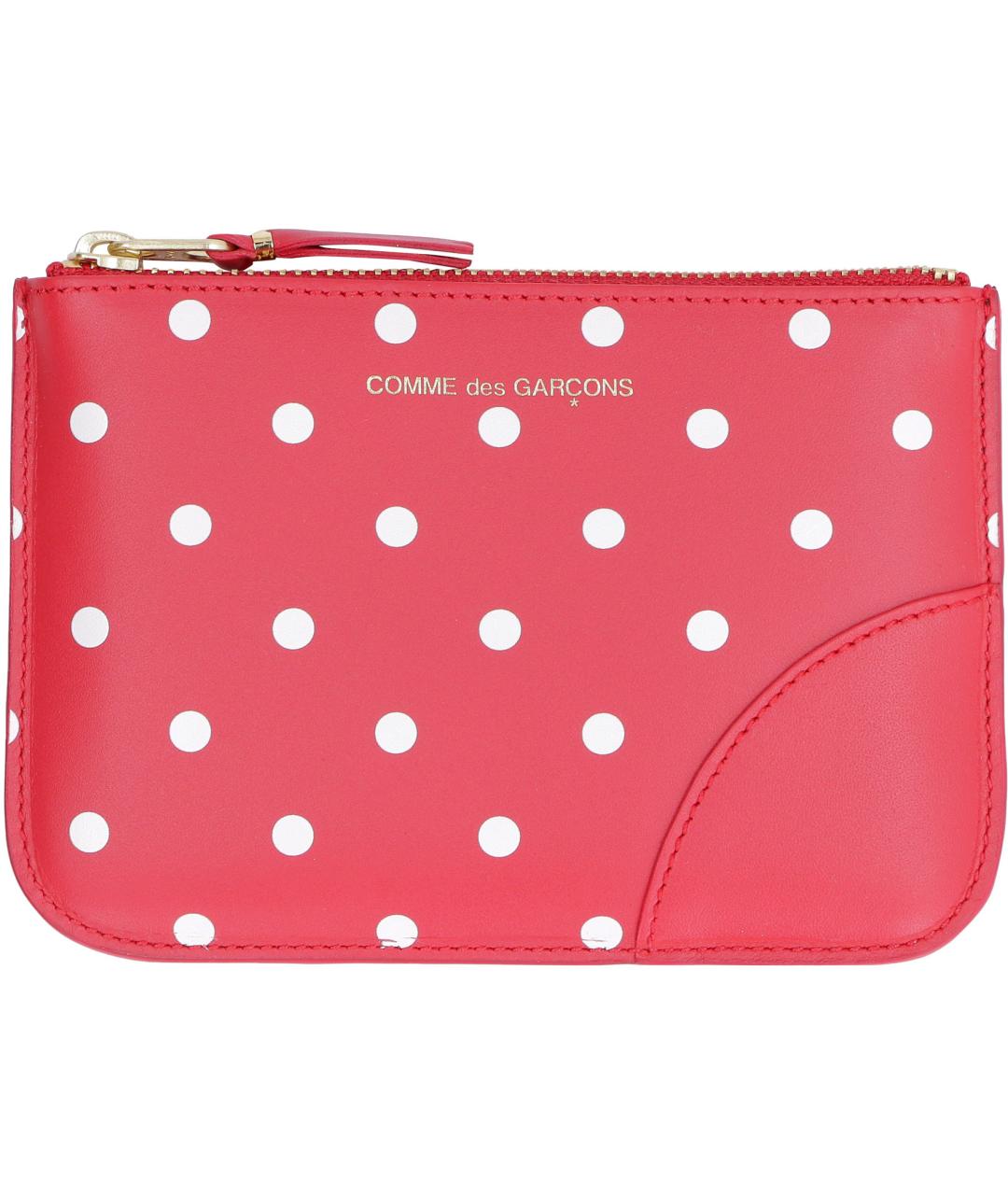 COMME DES GARÇONS WALLET Красный кожаный кошелек, фото 2