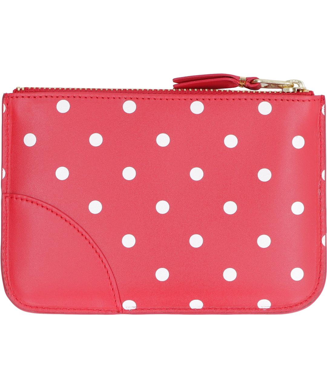 COMME DES GARÇONS WALLET Красный кожаный кошелек, фото 3