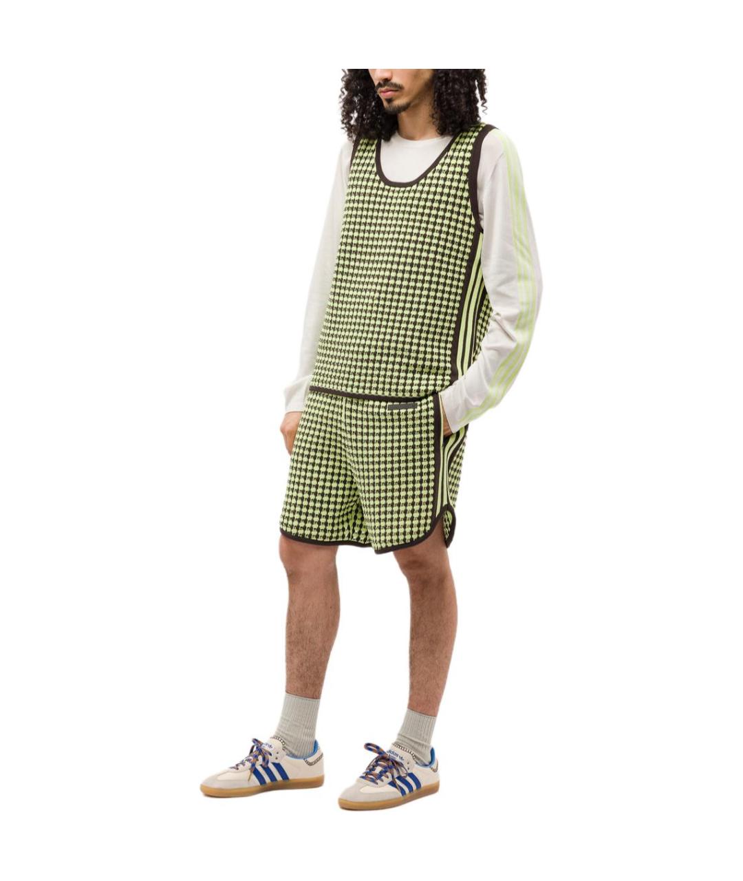 ADIDAS Желтые шорты, фото 5