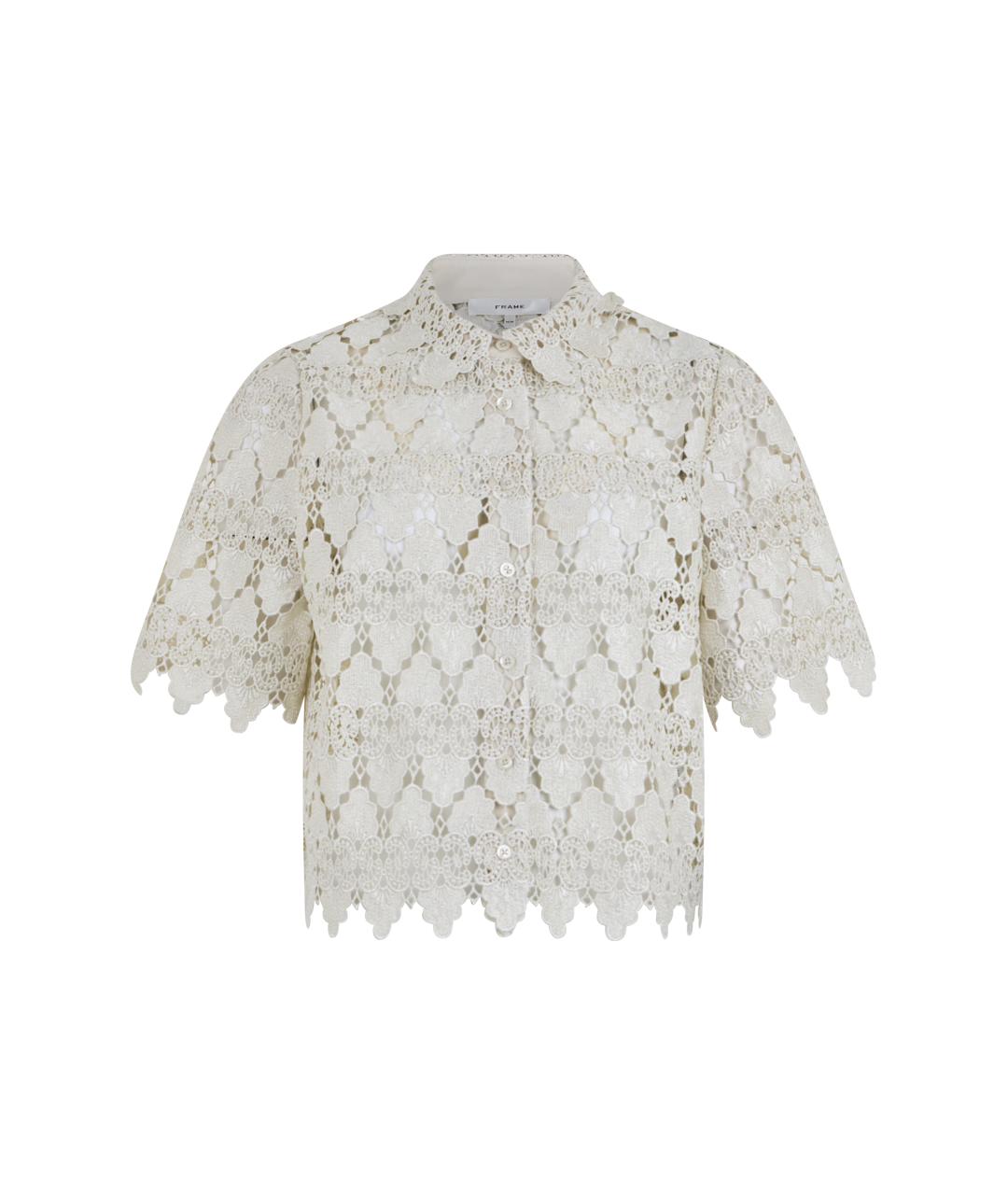 FRAME Бежевая полиэстеровая рубашка, фото 1