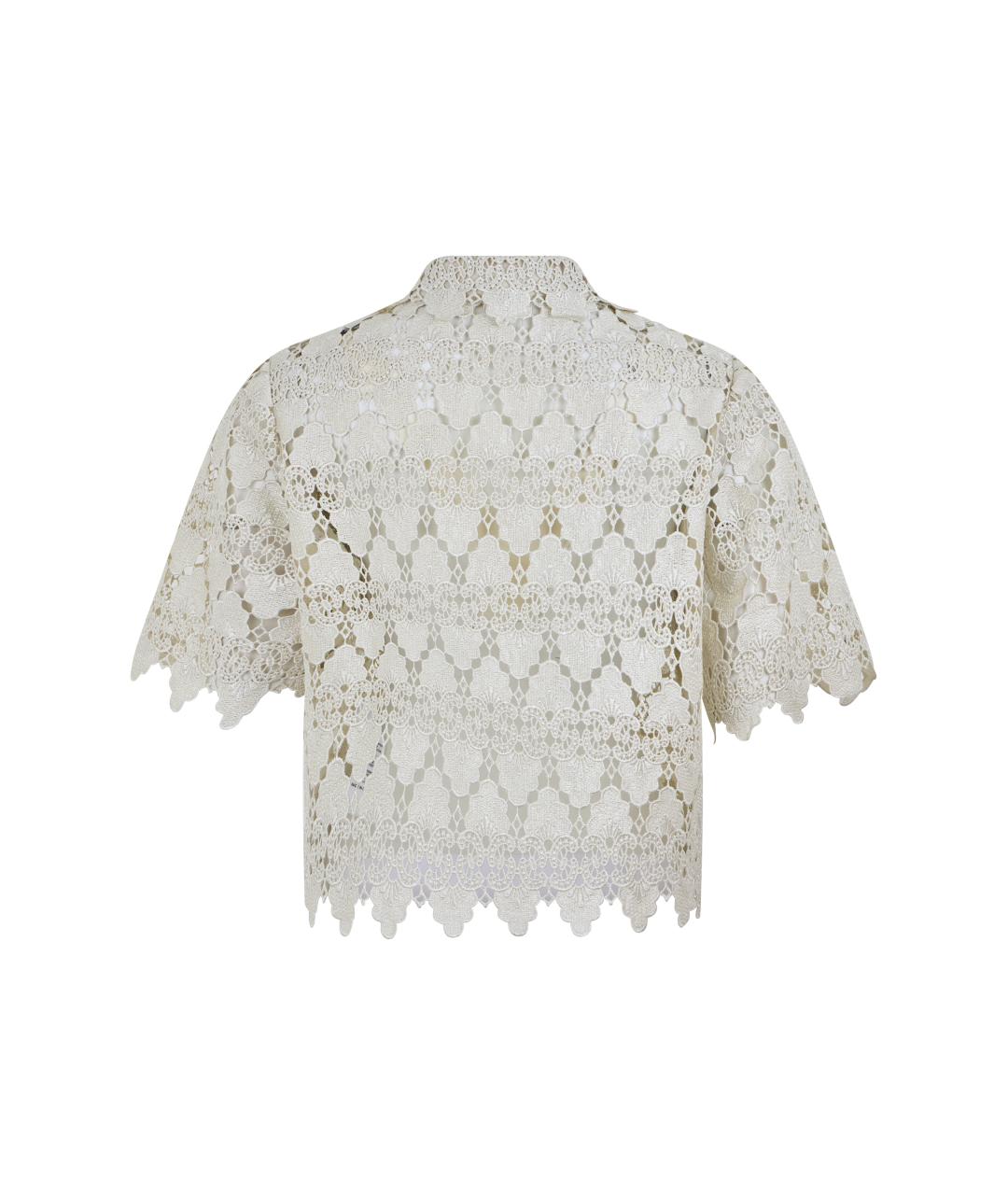 FRAME Бежевая полиэстеровая рубашка, фото 2