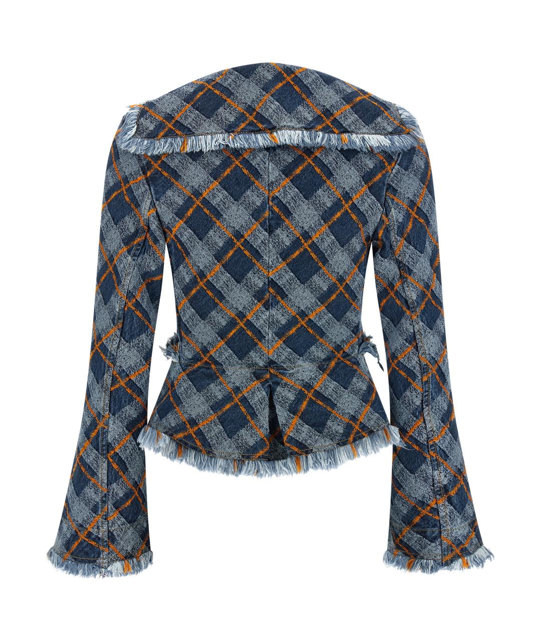 VIVIENNE WESTWOOD Синий хлопковый жакет/пиджак, фото 2