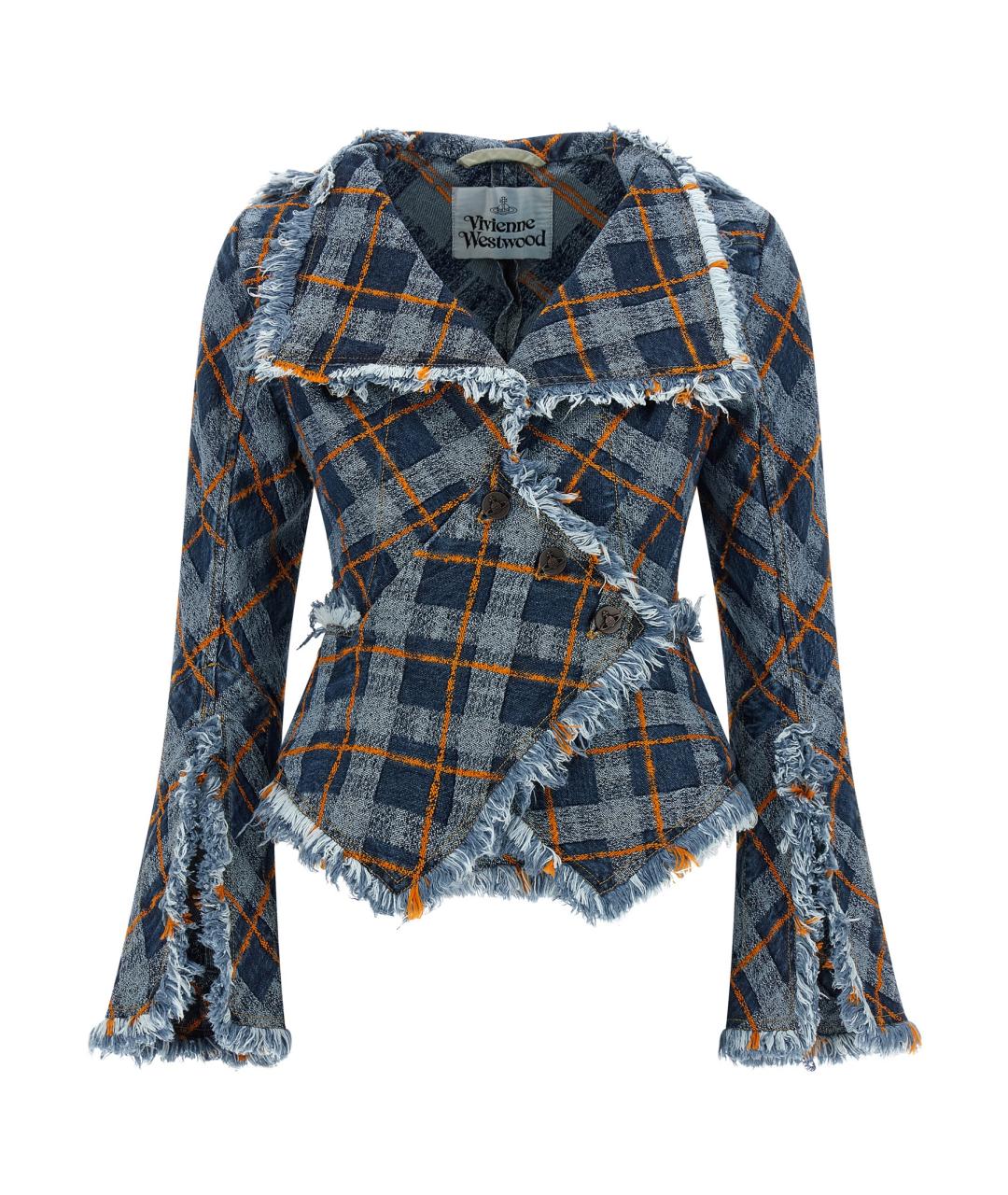 VIVIENNE WESTWOOD Синий хлопковый жакет/пиджак, фото 1