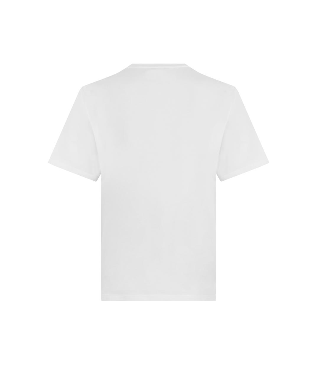 K-WAY Белая хлопковая футболка, фото 2