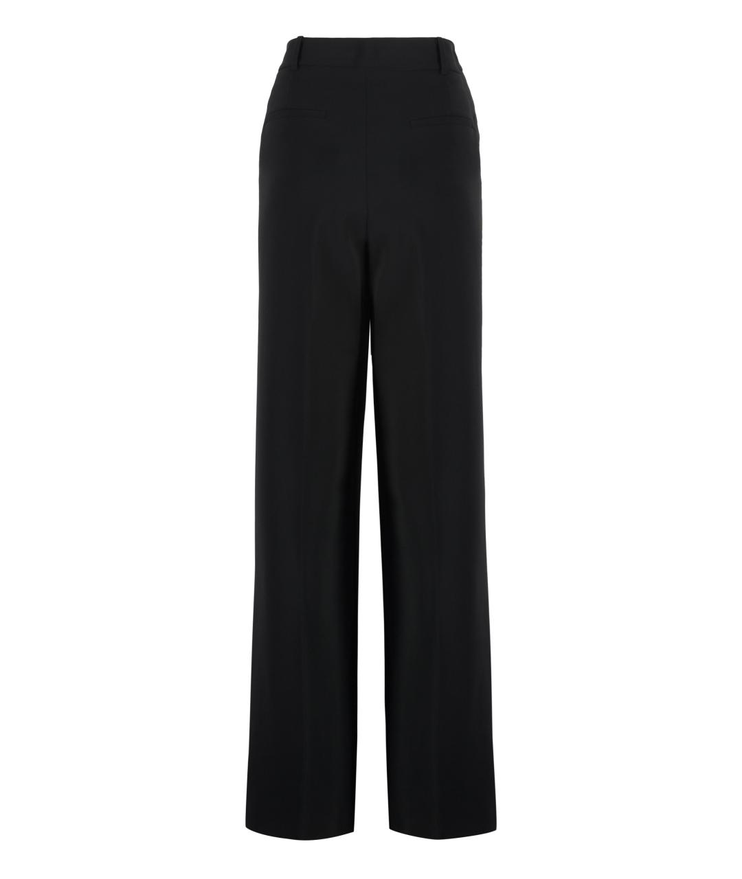 MICHAEL MICHAEL KORS Черные полиэстеровые брюки широкие, фото 2