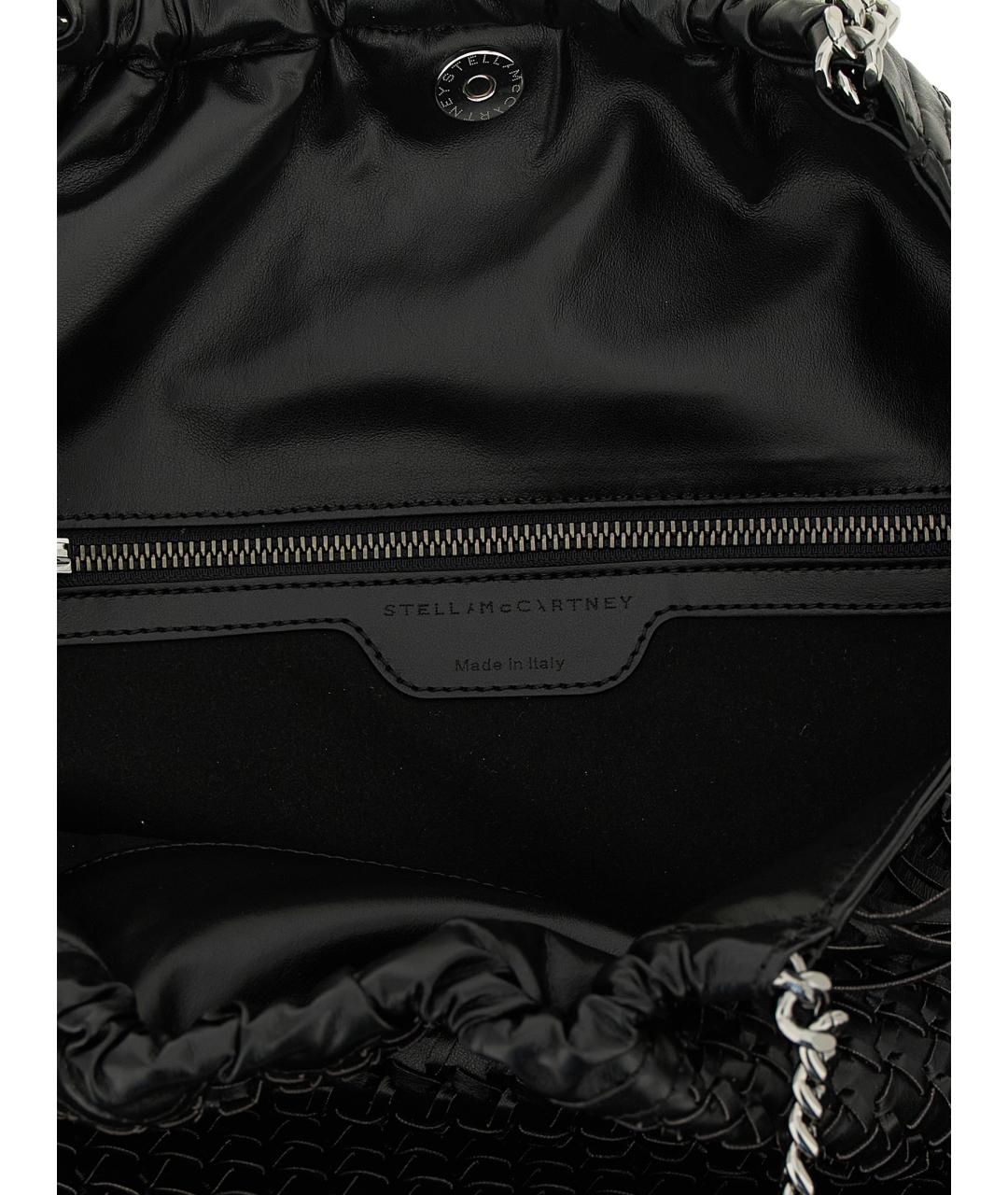 STELLA MCCARTNEY Черная сумка через плечо из искусственной кожи, фото 4