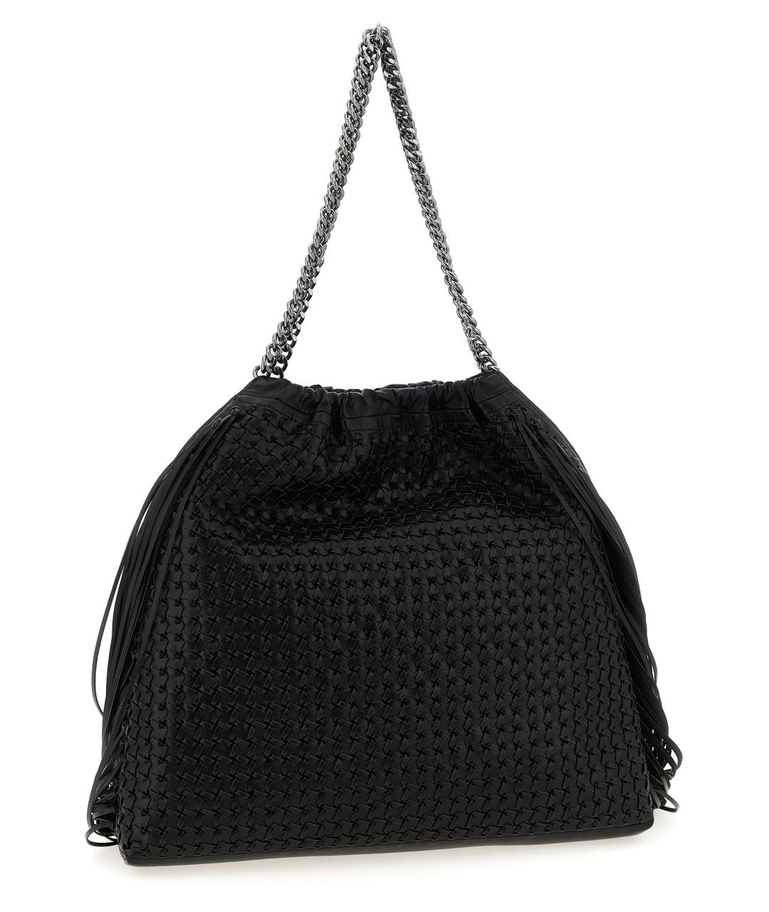 STELLA MCCARTNEY Черная сумка через плечо из искусственной кожи, фото 2