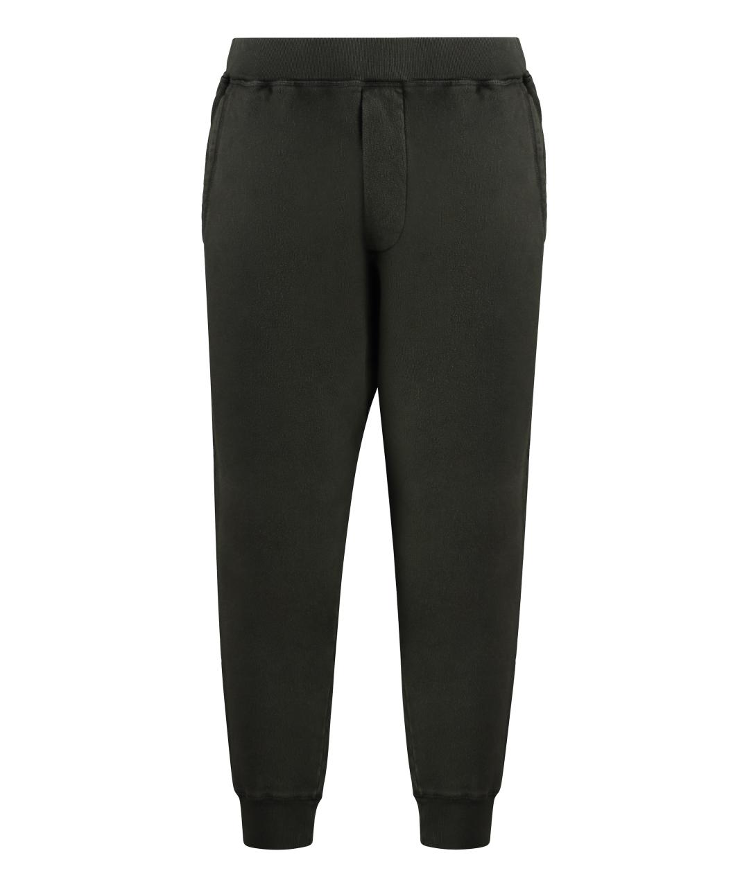 DSQUARED2 Зеленые хлопковые повседневные брюки, фото 1