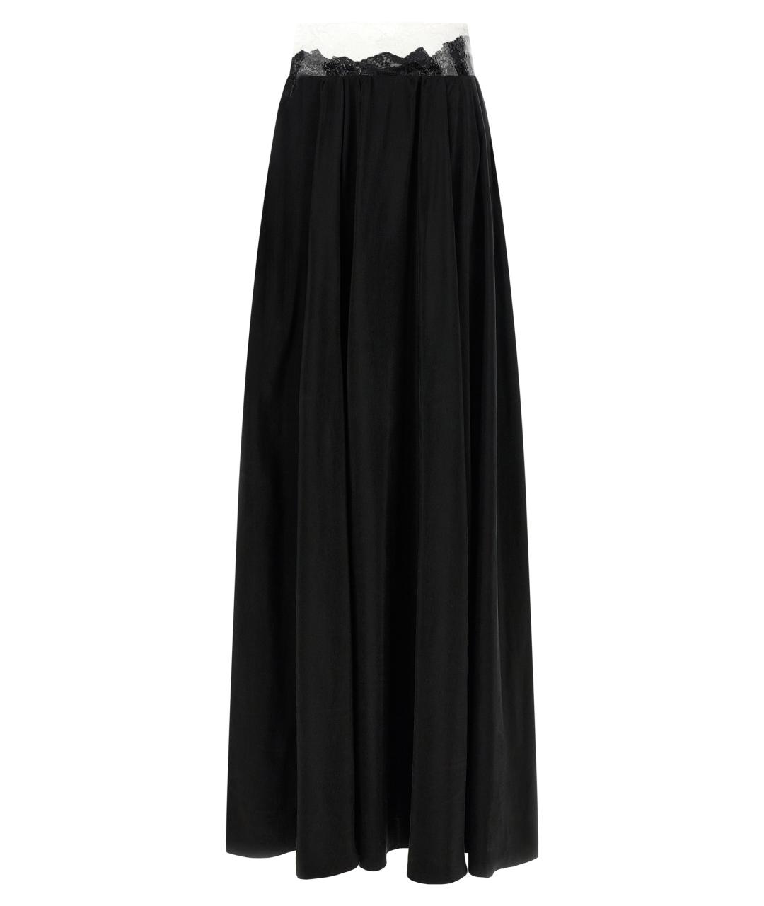 MAISON MARGIELA Черная вискозная юбка макси, фото 1